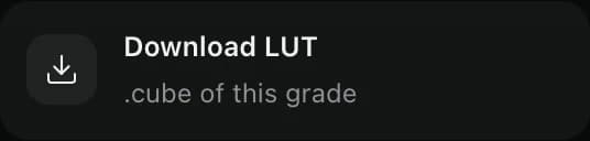 Download LUT, .cube of this grade.